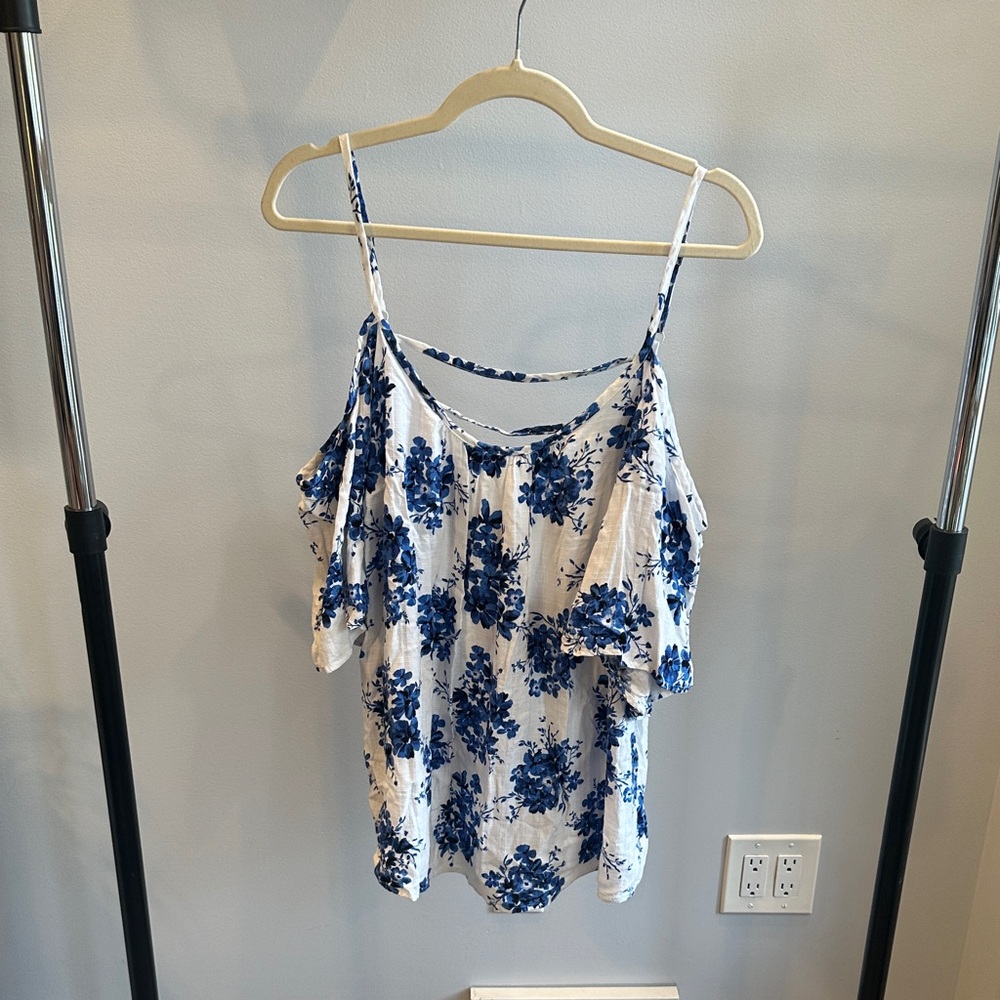 Torrid Blue Floral Camisole Top